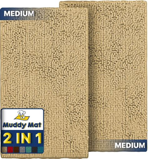 Amazon.com: Muddy Mat® Pack of 3 Highly Absorbent Microfiber Dog Door ...