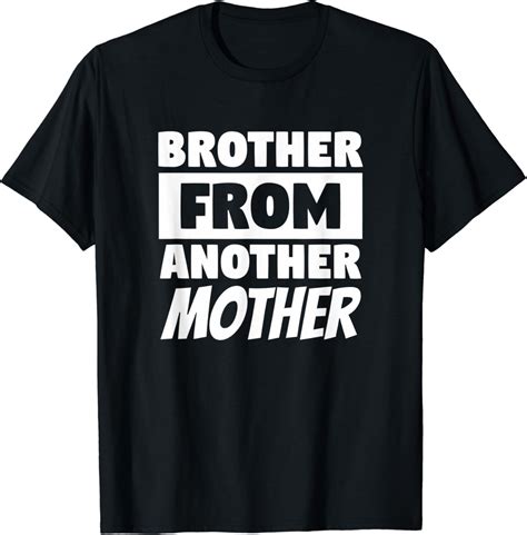 Amazon.com: Mens Brother From Another Mother Funny Gift For A Step ...
