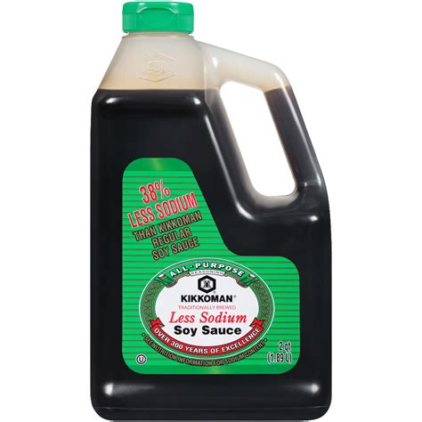 Less Sodium Soy Sauce - Kikkoman Food Services