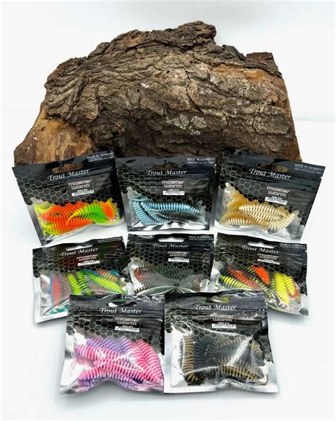 Spro Trout Master Worm 65 – 65 mm UV-Wurm mit Knoblauch-Aroma (viele ...