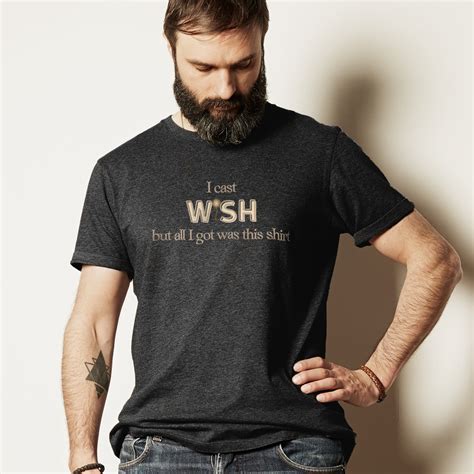 I Cast Wish Tshirt | Dungeons and Dragons Shirts | Wish Spell Dnd Tee ...