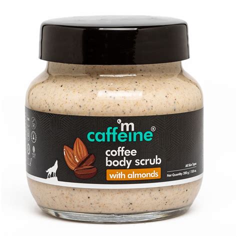 Buy mCaffeine Almond & Coffee Body Scrub for Tan Removal | Exfoliator ...