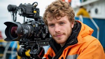 A marine biologist documenting a sharks unique markings hd background ...