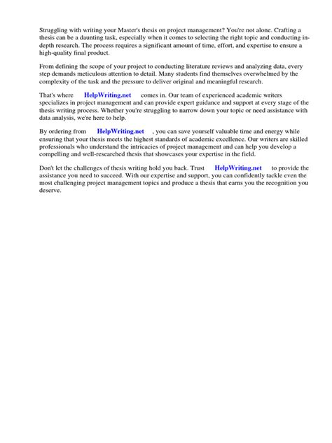 Dissertation Topics in Project Management 的图像结果