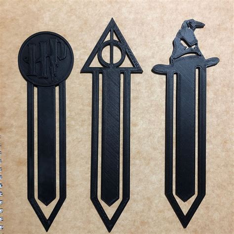 STL file Harry Potter Bookmarks 🪄 ・3D printer design to download・Cults
