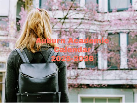 Auburn University Spring 2025 Calendar - Calendars 2025