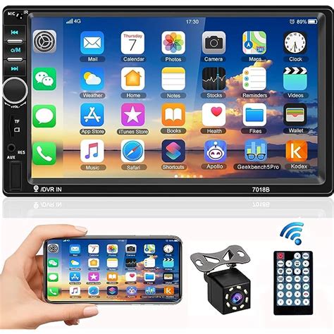 Buy Car Radio Double Din Car Stereo 7" LCD Touch Screen in-Dash Head ...