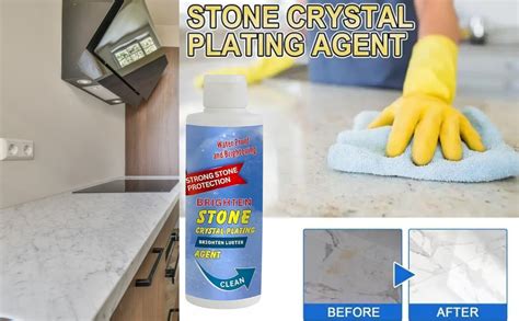KIRMIT 1Pcs Stone Crystal Plating Brighten Luster Agent for Marble ...