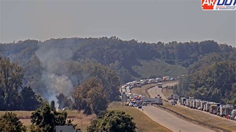 Crash blocks eastbound I-40 in St. Francis County, Arkansas ...