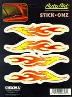 Flames Vinyl Stick Onz Decal : Amazon.in: Car & Motorbike