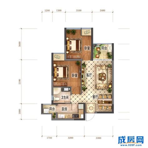 30平米小户型公寓平面图 – 设计本装修效果图