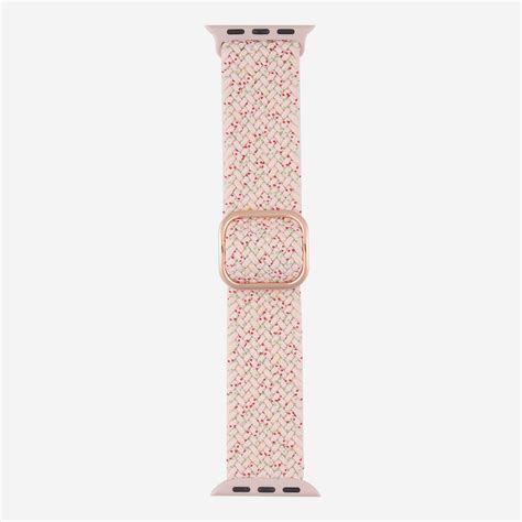 Maui Braided Loop Apple Watch Band - Pink Unity / Rose Gold - The Salty Fox