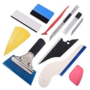 TOOGOO Window Tint Tool Kit Vinyl Car Wrap Stickers Tool Set Auto Car ...