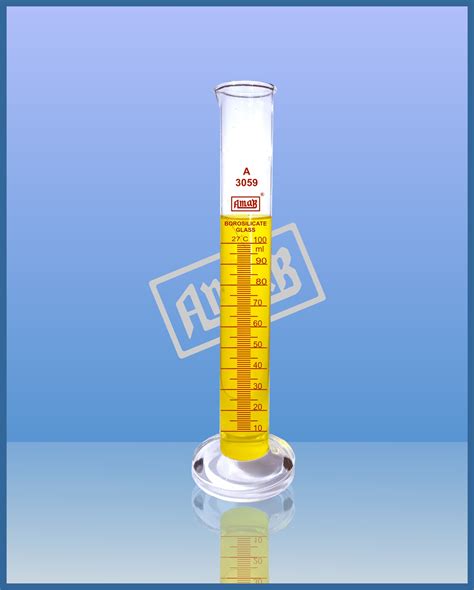 Measuring Cylinder Graduated Class A, Round Base - Amar Exporter