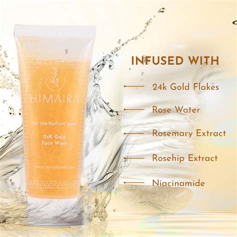 Best 24K Gold Face Wash for Glowing Skin | Himaira