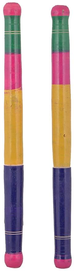 SGNS Kolattam Sticks - 2 Pairs : Amazon.in: Musical Instruments