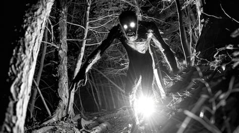 Creatura misteriosa in una foresta spettrale | Immagine generata dall'IA