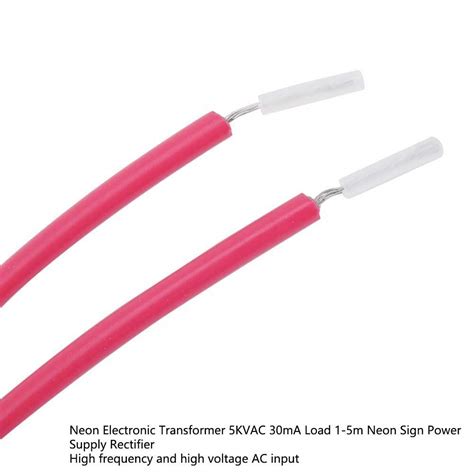 Buy Wal front Neon Electronic Transformer 5KVAC 30mA Load 1-5m Neon ...