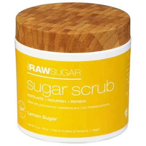Raw Sugar Lemon Sugar Scrub - Shop Body scrubs at H-E-B