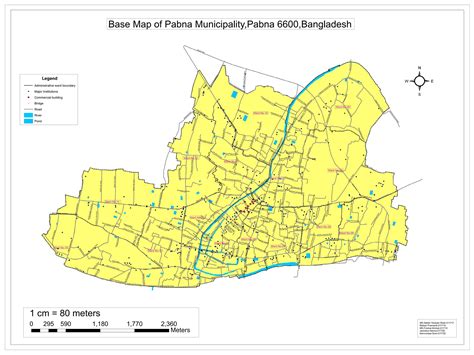 Map Of Bangladesh Pabna