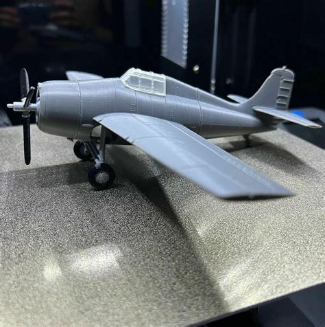 STL file Grumman F4F-4 Wildcat 🛩️ ・Model to download and 3D print・Cults