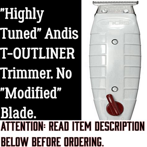 (3 Week Delivery/High Order Volume) Andis T-Outliner Trimmer W/ No ...