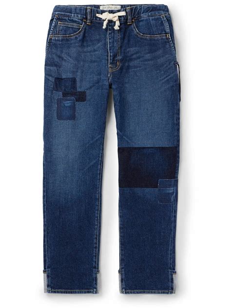 Remi Relief - Remake Slim Tapered Drawstring Jeans - Blue Remi Relief