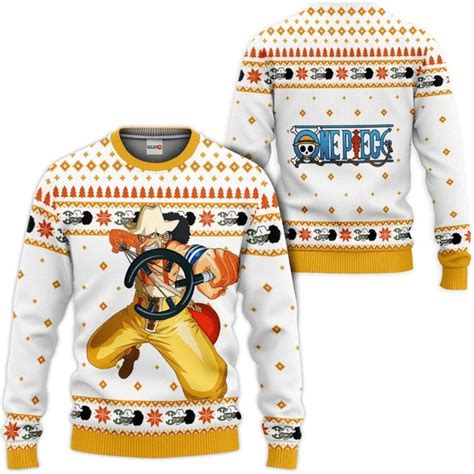 Usopp One Piece Ugly Christmas Sweater and Hoodie One Piece - Etsy