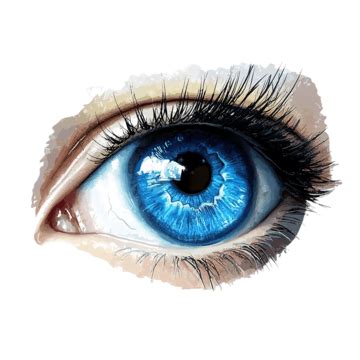 Adesivo Realista De Olho Azul PNG , Projeto, Olho, Tecnologia PNG ...