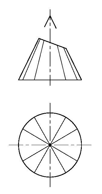 Image result for Engineering Drawing of Forcing Cone