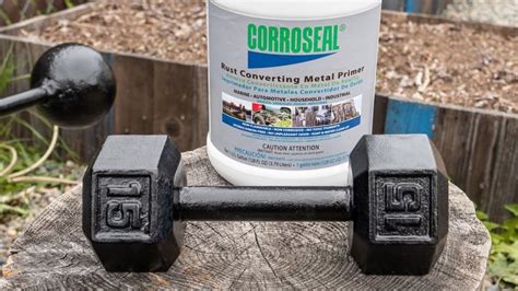 Corroseal Rust Streaks After Using Rust Converter 的图像结果