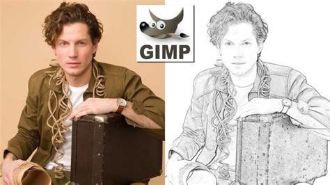 Rezultat imagine pentru GIMP Tutorial Sketch