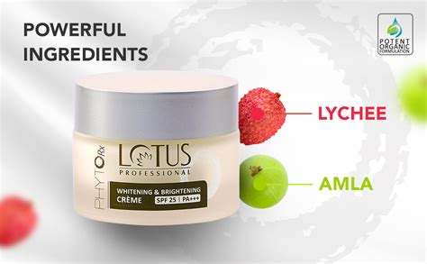 Lotus Professional Phyto Rx Whitening & Brightening Creme, SPF 25 PA ...