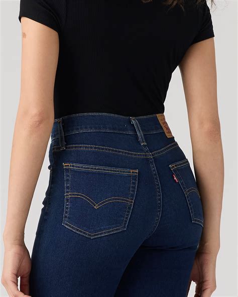 724™ High Rise Straight Jeans - Blue | Levi's® DK