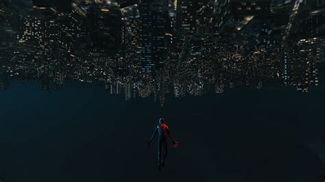Spider-man Miles Morales Rising Through The City by rhyfeddol by rhyfeddol