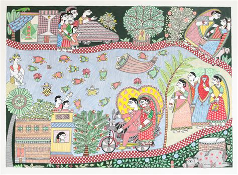 Between Two Worlds | Mahalaxmi of Madhubani | Mithila Exhibition ...