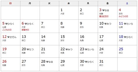 2019年5月 建築吉日カレンダー : 有限会社不動産リサーチ 公式サイト