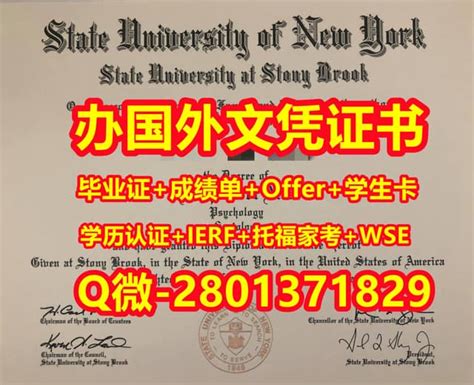国外学位证书代办纽约州立大学-石溪分校文凭学历证书 | PPT