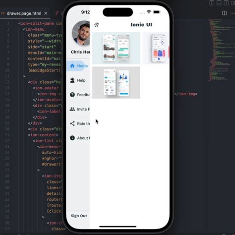 Image result for Angular 12 Creating Drawer Menu