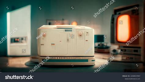 Old Computer Screen Retro-Futuristic Style 的图像结果