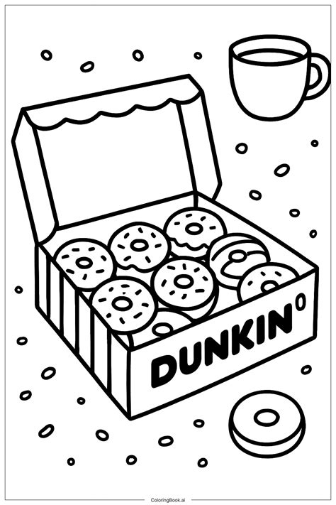 48 Donut Coloring Pages (Free PDF & PNG Printables)