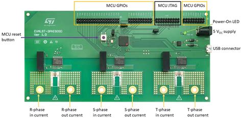 EVALST-3PHISOSD Evaluation Board - STMicro | Mouser