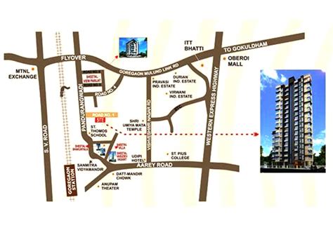 DGS Sheetal Aniket Location Map | Goregaon East, Mumbai