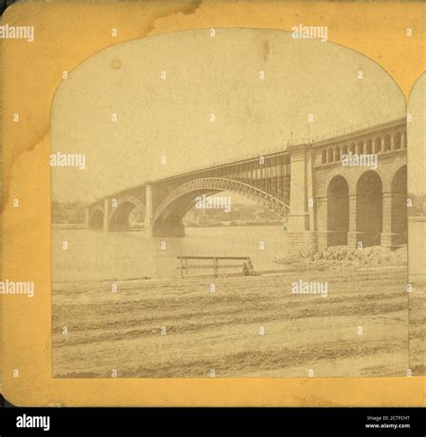 The Bridge from East St. Louis, south side., 1875, Bridges, Missouri ...