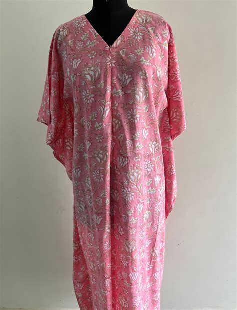 Sia Cotton Nursing Kaftan Gown – Sevya
