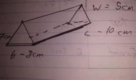 TOPIC :Get the area of the triangular prism.Hey! Can you P l s. h e l p me?If you want answer ...