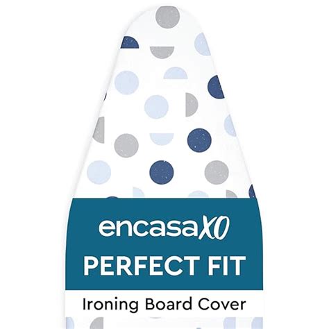 Encasa XO Ironing Board Cover with 3mm Thick Felt Pad for Steam Press ...