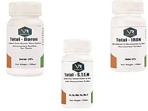 Combo of Total - Boron and Total - Iron EDTA Cheleted Fe and Total-S.T ...