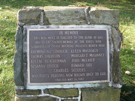 Wernersville State Hospital Cemetery in Wernersville, Pennsylvania ...