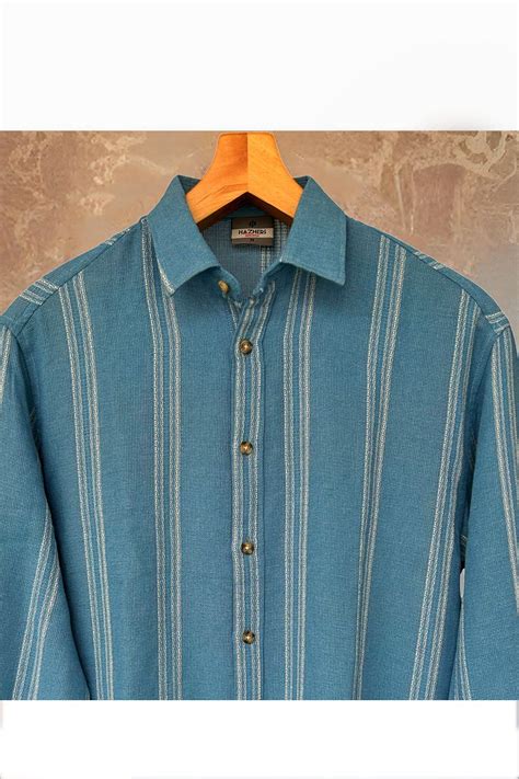 Hazhers Men's Oversize Shirt Collar Linen Long Sleeve Summer Shirt ...